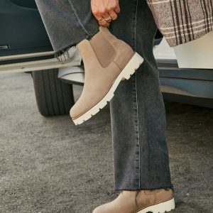 Cecilie Suede Ankle Boots