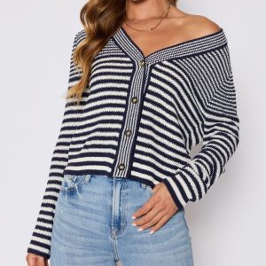 Cape Cod Striped Cardigan