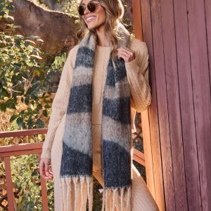 Claire Large Pattern Blanket Scarf