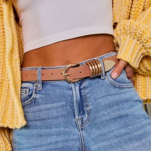 Greer Stacked Buckle Belt
