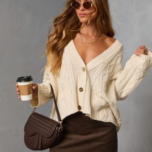 Ardina Cable Knit Cardigan