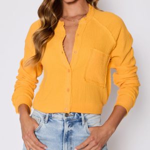 Summer Chill Cotton Button Down Top