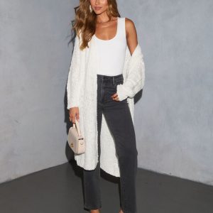 Minya Knit Open Front Duster Cardigan