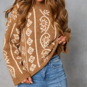 Homebody Season Abstract Sweater