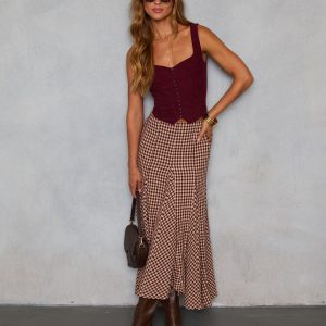 Larklin Corduroy Vest Top