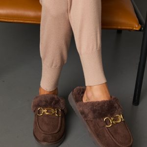 Toasted Oat Suede Horsebit Loafers