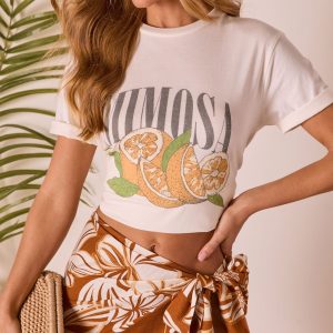 Mimosa Squeeze Short Sleeve Graphic Tee