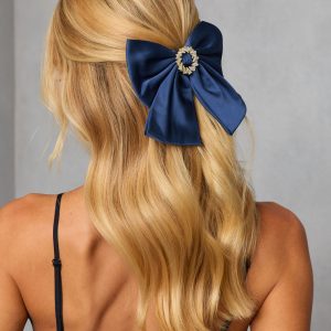 Lindlie Satin Bow Hair Barrette