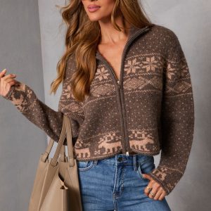 Alpine Snow Novelty Fair Isle Sweater