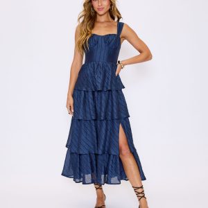 Celeste Tiered Midi Dress