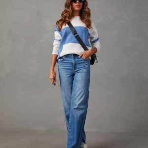 Homecoming Colorblock Knit Sweater