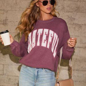 Grateful Relaxed Graphic Sweatshirt