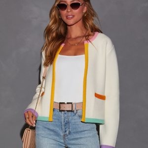 Country Club Colorblock Cardigan