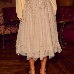 After Cocktails Tulle High Low Skirt