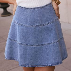 Julianna Denim Mini Skirt