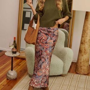 Opaline Paisley Maxi Skirt