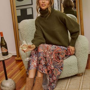 Sweater Weathered Turtleneck Sweater