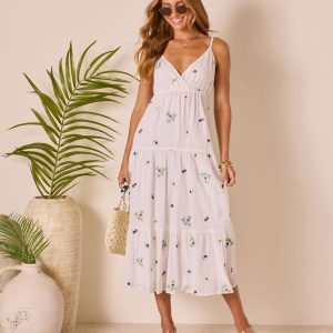 Sea Song Floral Maxi Dress