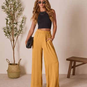 Better Days Wide Leg Pants