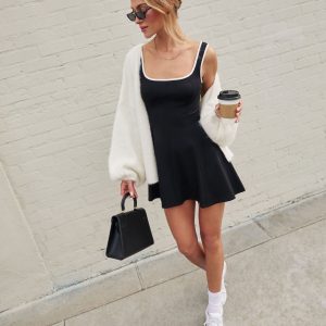 Easy Charmer Fit And Flare Mini Dress