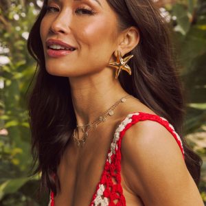 Norah Starfish Stud Earrings