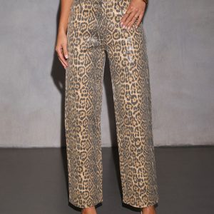 Safari Boogey Leopard Sequin Pants