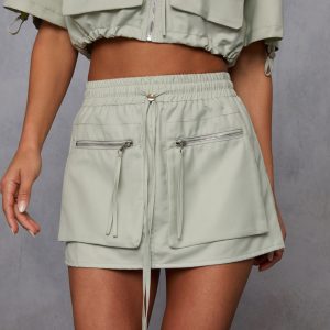 Minimal Muse Cargo Mini Skirt