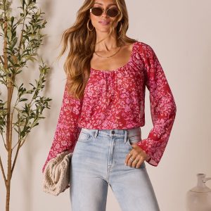 Nelda Floral Printed Top