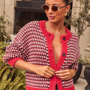 Whipped Chai Abstract Cardigan