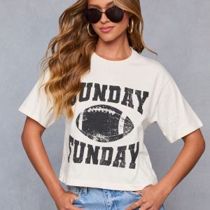 Sunday Funday Short Sleeve Graphic Tee