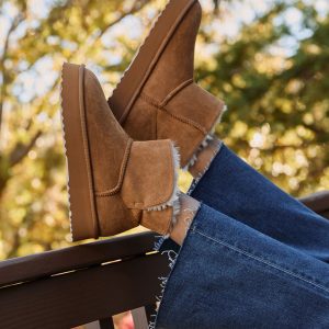 Elowen Suede Fur Lined Ankle Boots