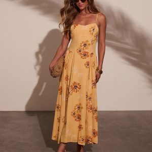 Chase The Sun Floral Maxi Dress