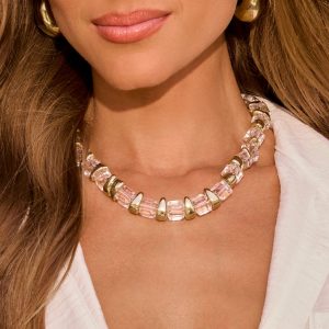 Last Light Clear Stone Necklace