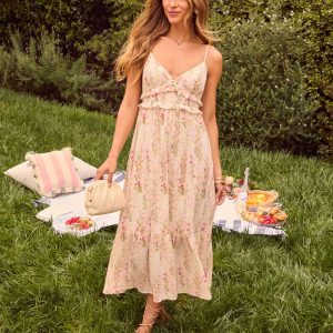 Sweet Love Floral Midi Dress