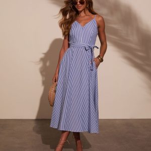 Lilliana Fit And Flare Midi Dress
