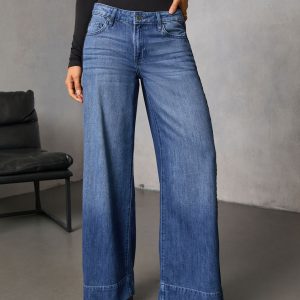 Senisa Rigid Wide Leg Jeans