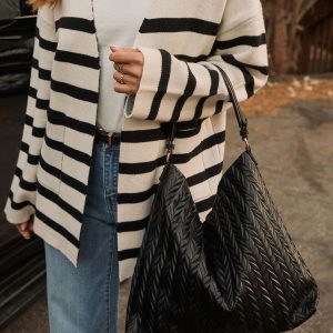 Fiona Woven Slouchy Tote