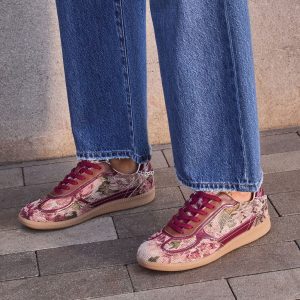 Whispers of Fall Tapestry Sneakers