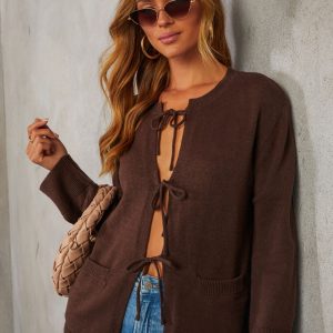 Phoebe Front Tie Cardigan