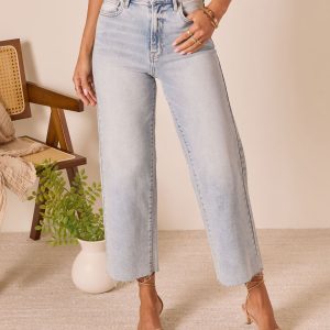 San Gabriel Super Stretch High Rise Wide Leg Jeans