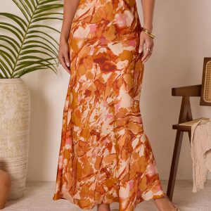 Chasing Sunsets Abstract Maxi Skirt