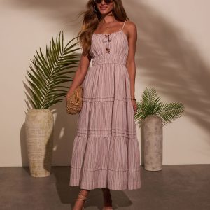 Sweet Charms Fit And Flare Maxi Dress
