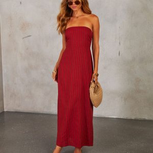 Need You Always Strapless Maxi Dress