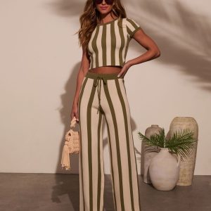 Kayson Striped Flare Pants