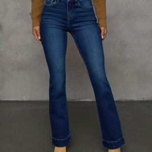 Coraline Super Stretch Mid Rise Flare Jeans