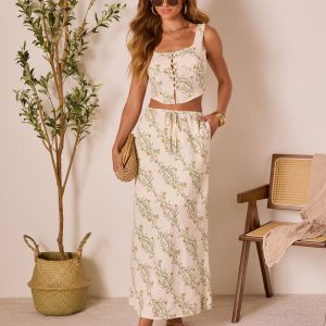 Sweet Surrender Floral Crop Tank