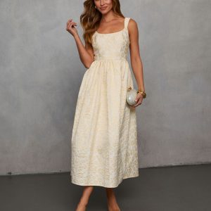 Samar Fit And Flare Midi Dress