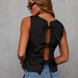 Jaida Back Tie Top