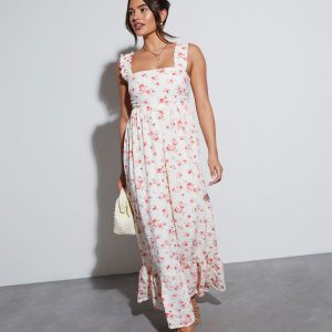 Cottagecore Floral Maxi Dress