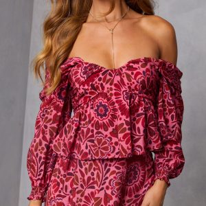 Amber Hour Off The Shoulder Top